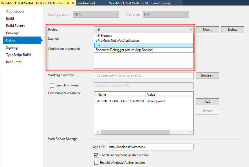 IIS Debug