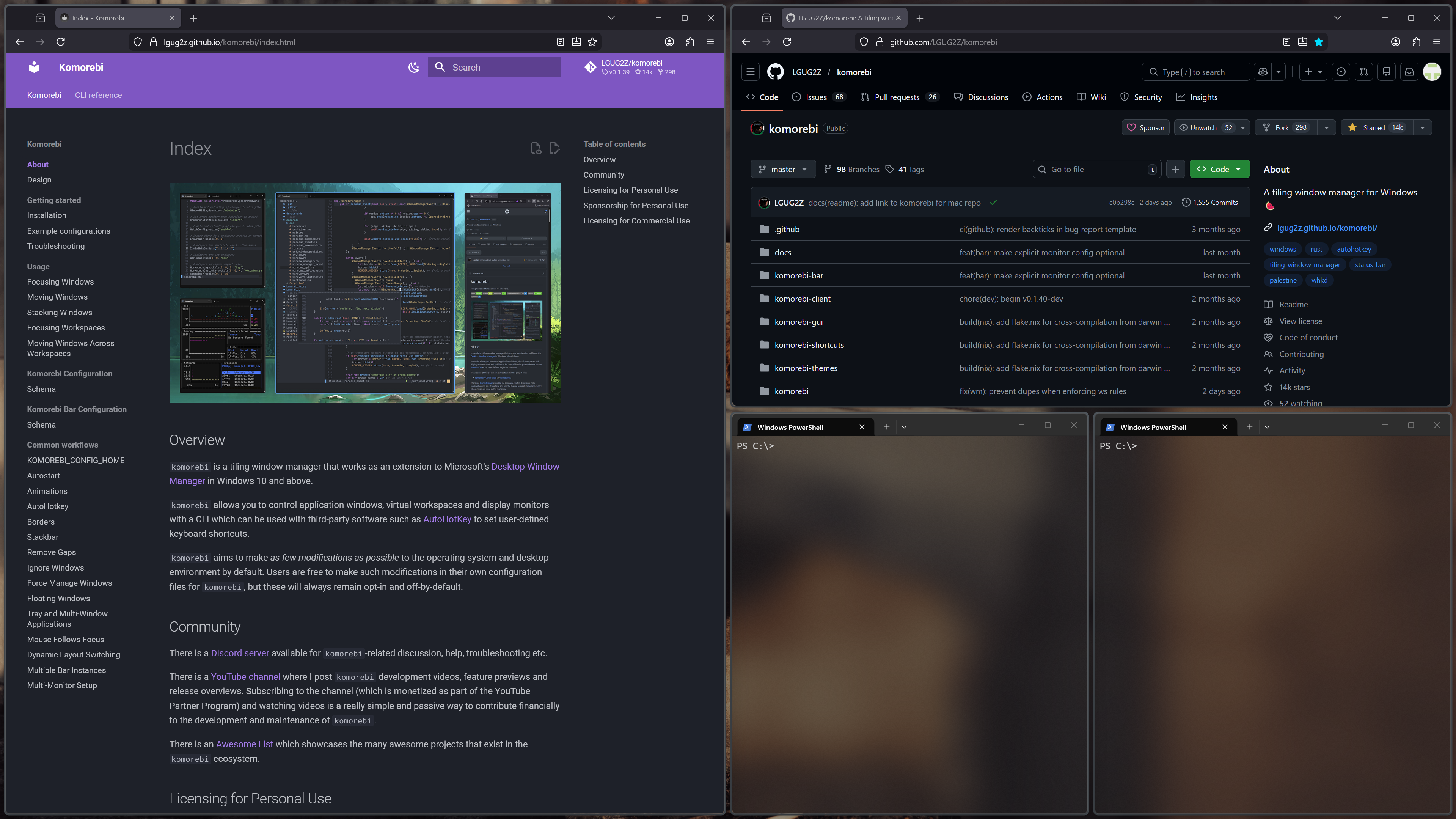 Before layout ratios